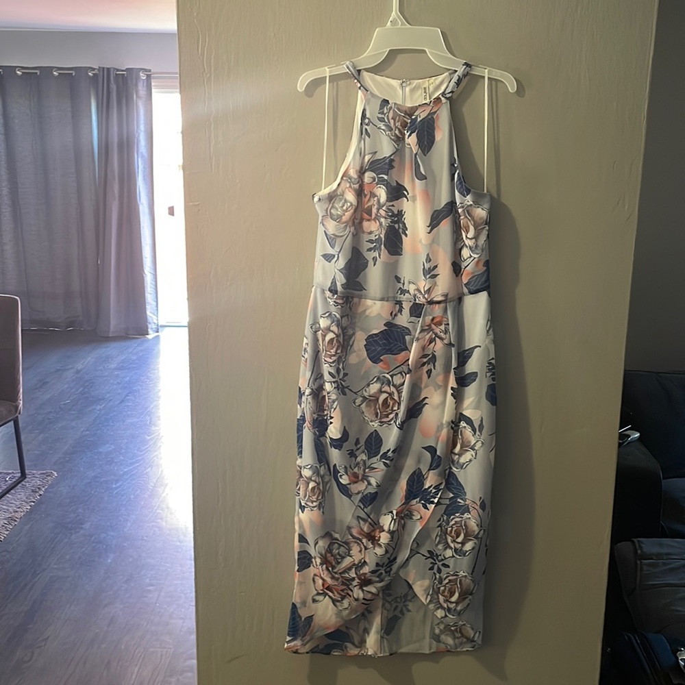 High neck beautiful dress